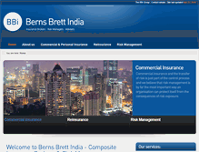 Tablet Screenshot of bernsbrettindia.com